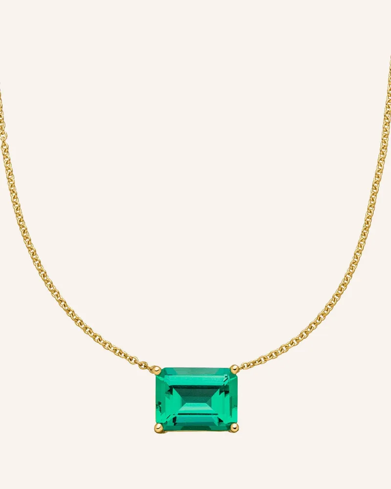 VEYNOU Halskette Eden Aus 14 Karat Gelbgold Mit 2ct. Smaragd gold Gold