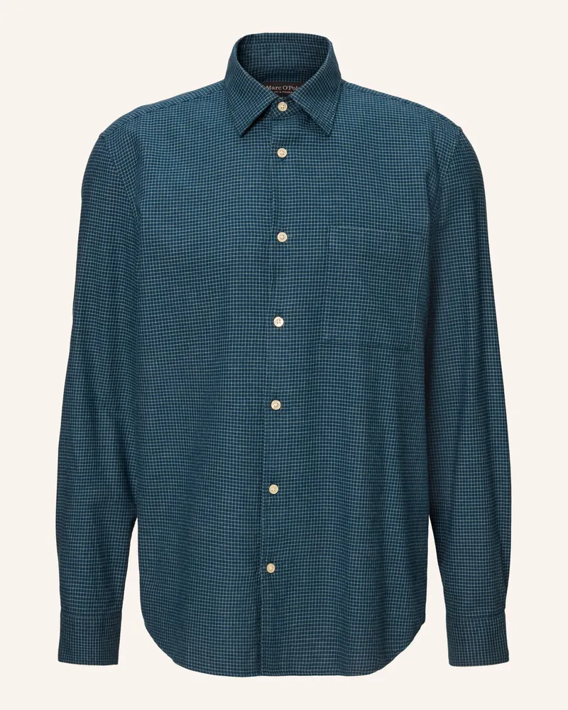 Marc O'Polo Hemd Blau