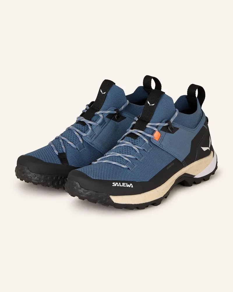 Salewa Wanderschuhe PUEZ KNIT POWERTEX Blaugrau