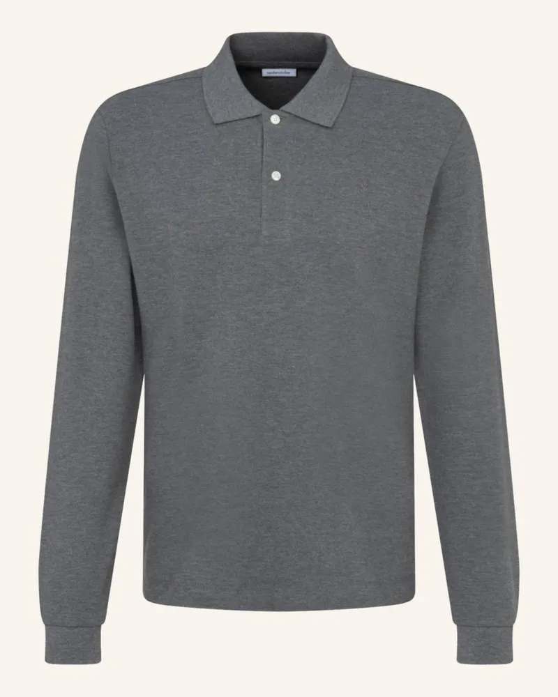 Seidensticker Polo, Polo-Shirt Slim Fit grau Grau