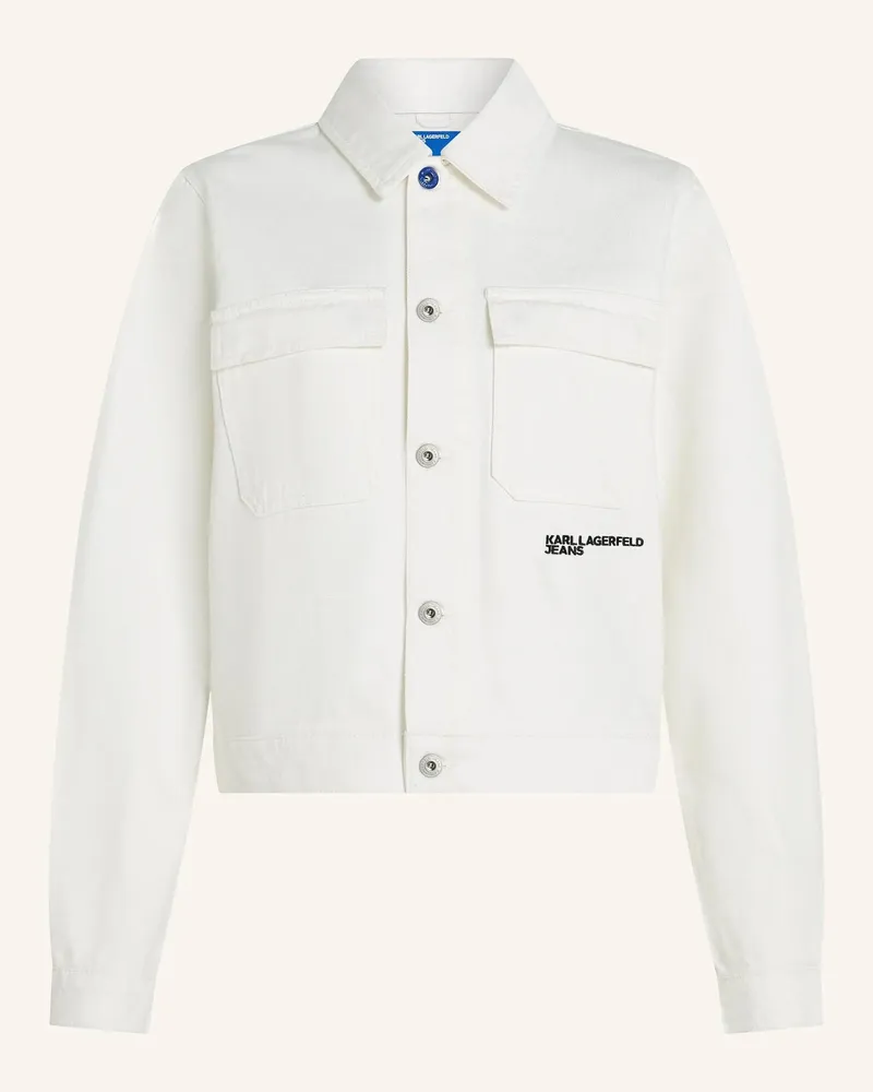 Karl Lagerfeld Jacke weiss Weiss