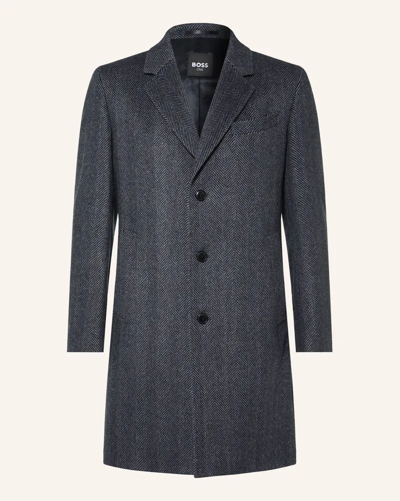 HUGO BOSS Wollmantel Jared blau Dunkelblau