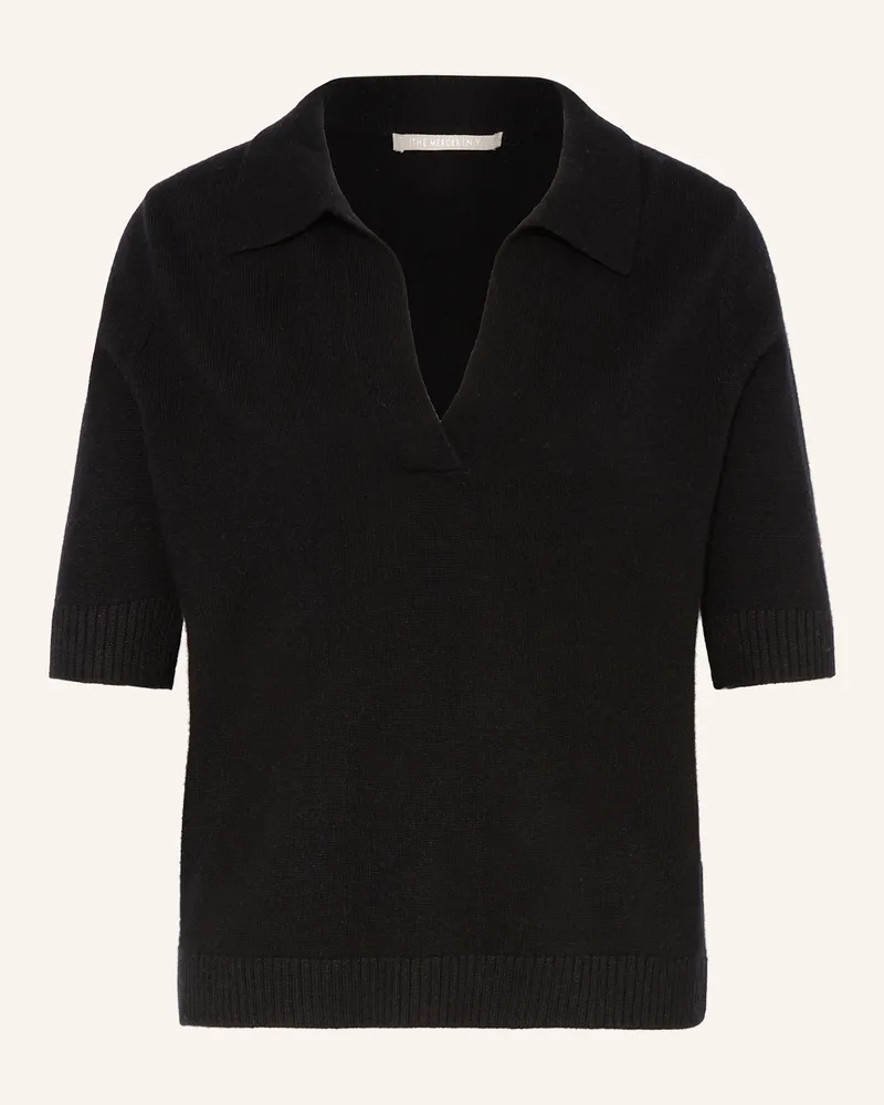 (THE MERCER) N.Y. Strickshirt aus Cashmere Schwarz