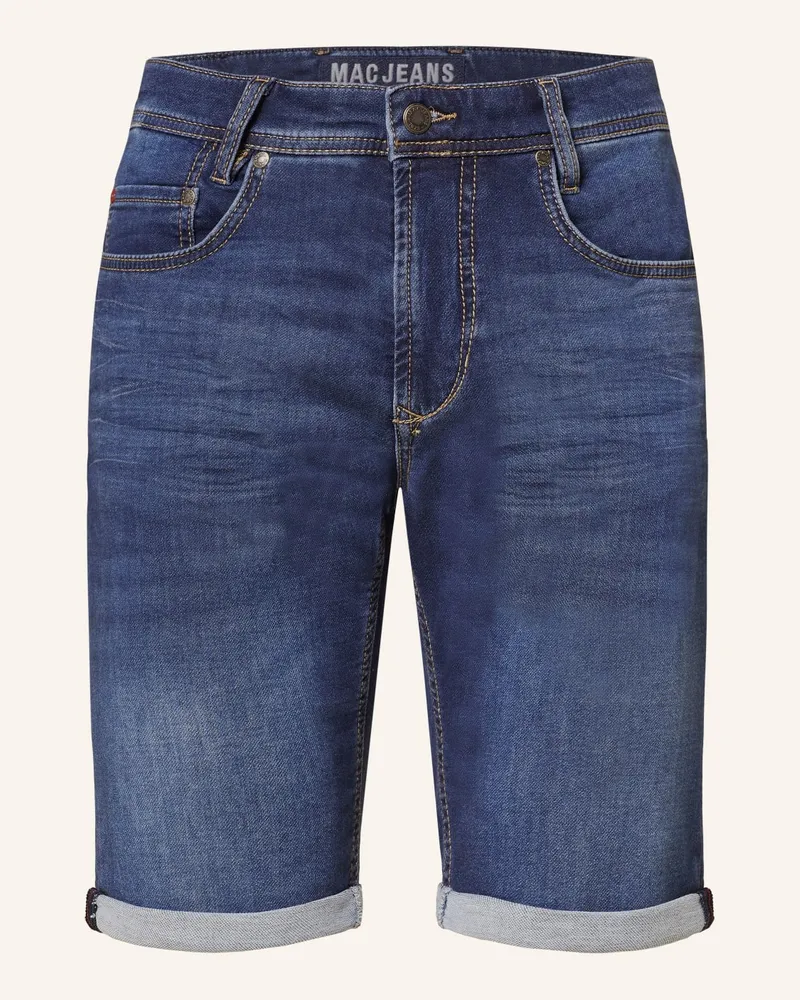 MAC Jeans Jeansshorts Blau