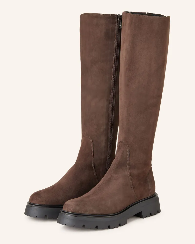 Darling Harbour Plateau-Stiefel Dunkelbraun