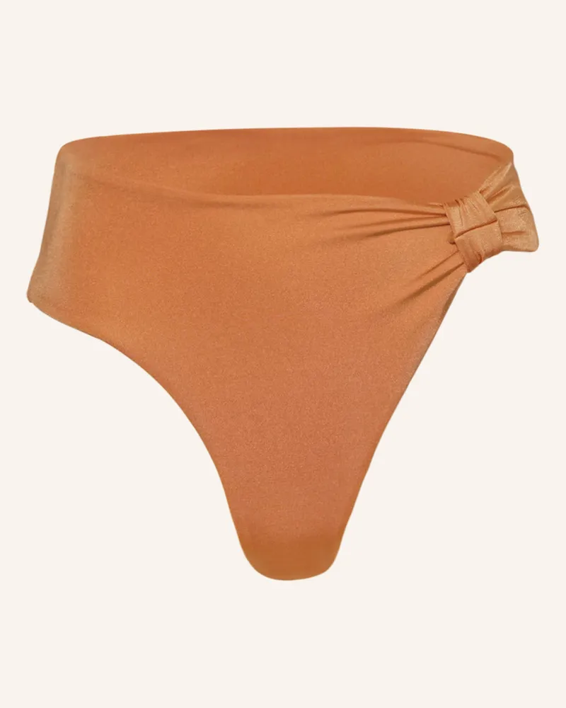 Espadrij High-Waist-Bikini-Hose EILEEN Hellorange