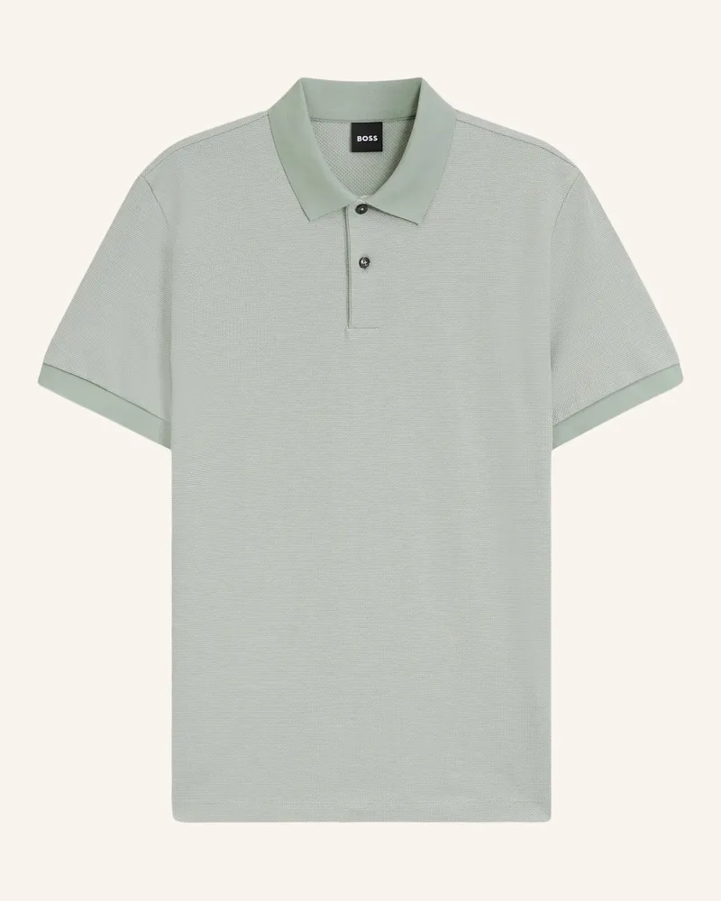 HUGO BOSS Piqué-Poloshirt Parlay gruen Grün