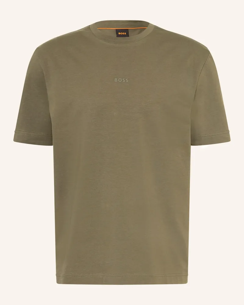 HUGO BOSS T-Shirt Tchup gruen Oliv