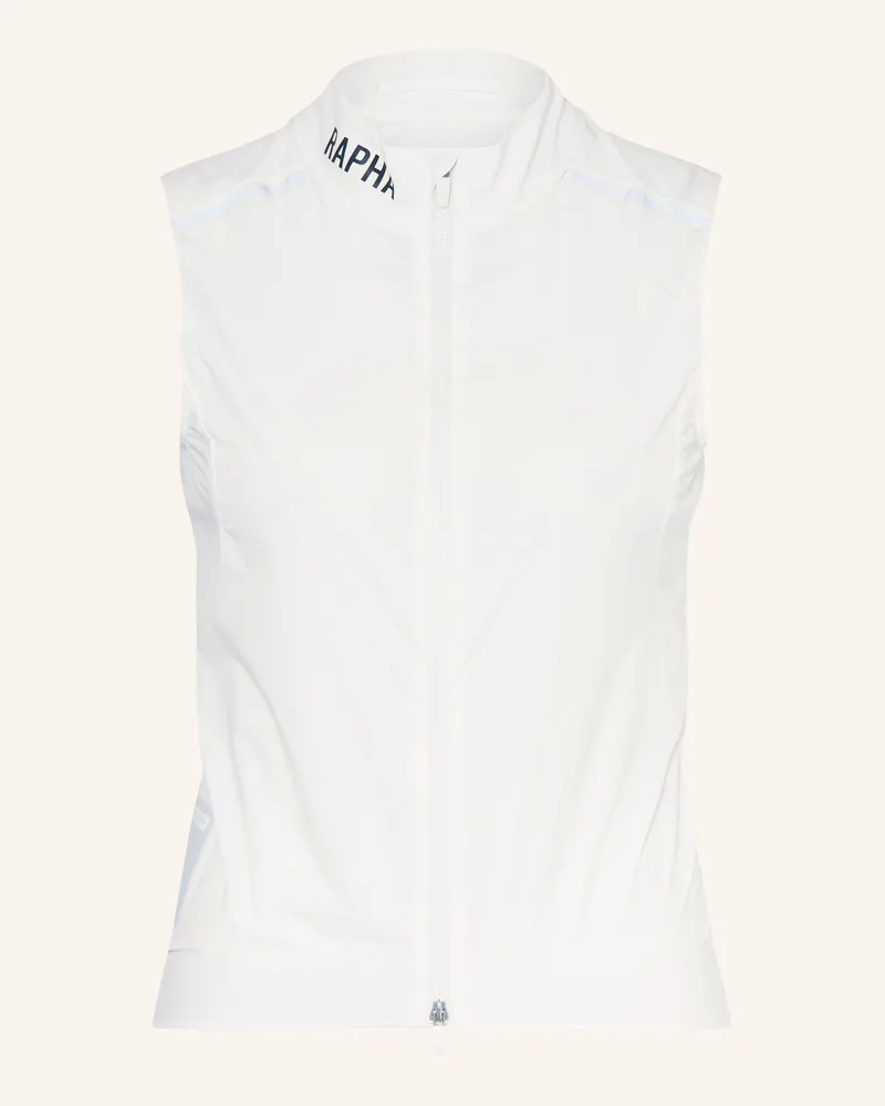 Rapha Radweste Pro Team Gilet weiss Weiss