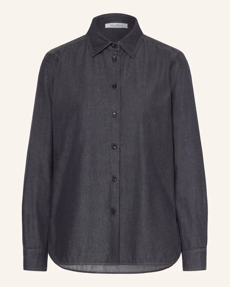 Max Mara Jeansbluse Molo blau Dunkelblau