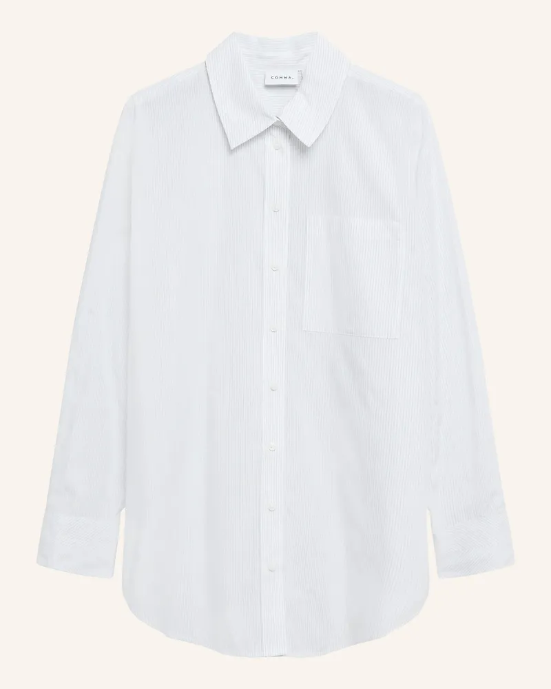 COMMA Hemdbluse weiss Weiss