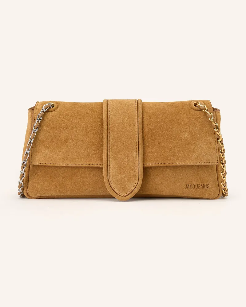 Jacquemus Umhängetasche Le Bambino Chaine braun Camel