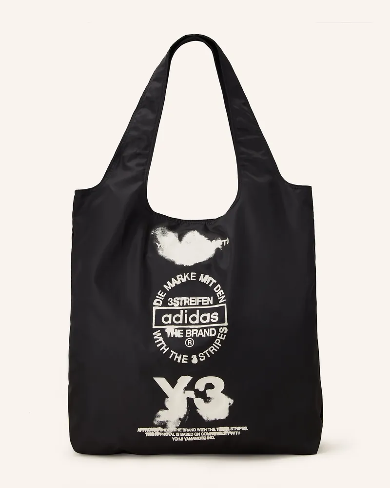 Y-3 Shopper schwarz Schwarz