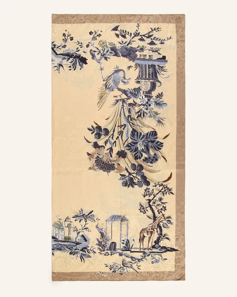 Etro Seidentuch beige Hellgelb
