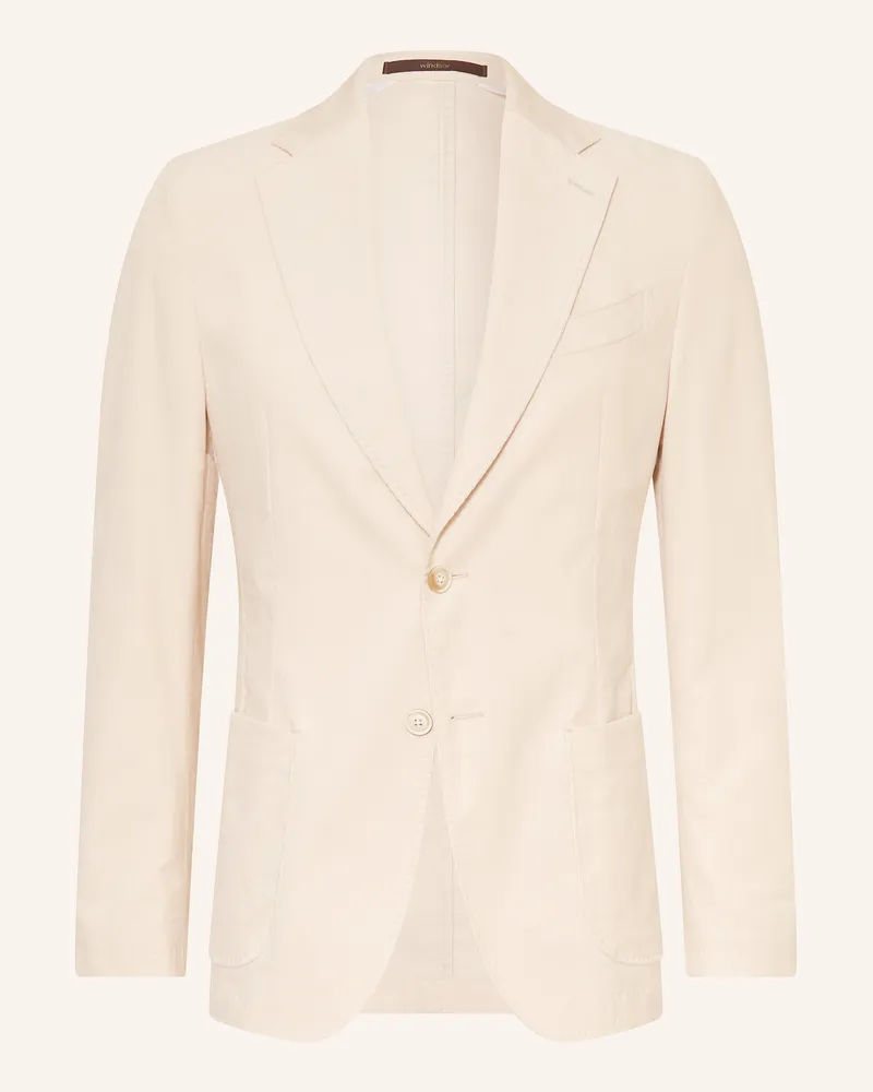 windsor. Anzugsakko GIO Shaped Fit aus Cord Creme