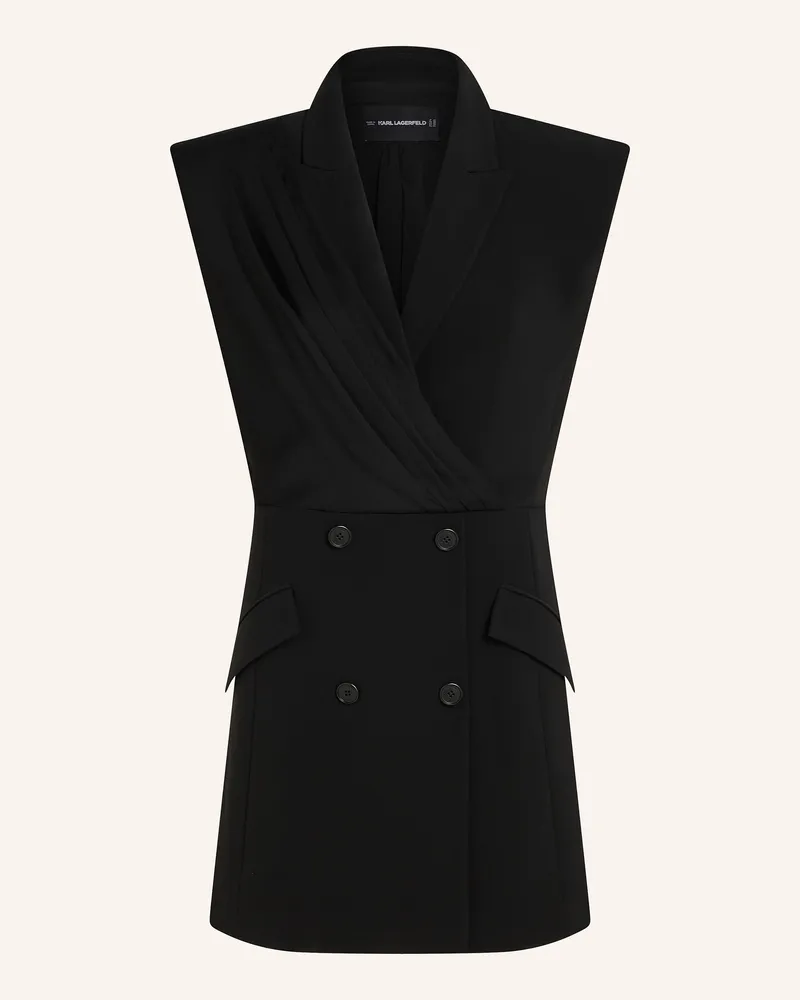 Karl Lagerfeld Kleid schwarz Schwarz