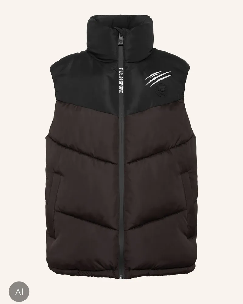 Philipp Plein Kurze Weste schwarz Schwarz