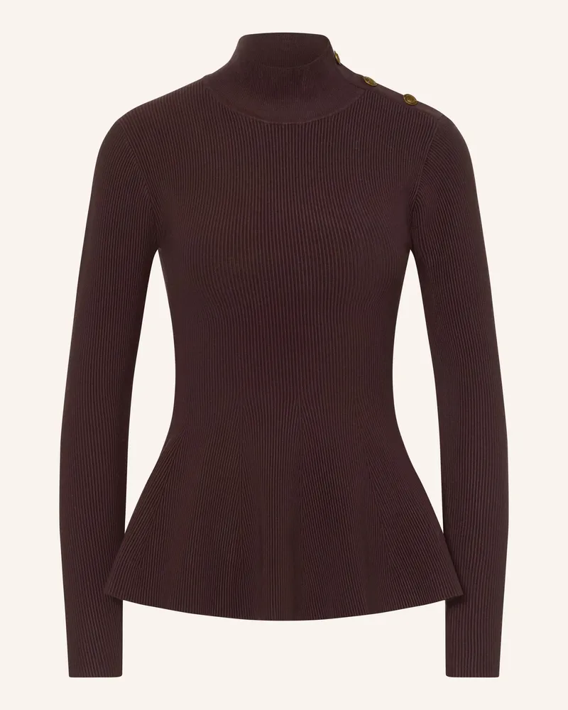 Reiss Pullover Isabella rot Dunkelbraun