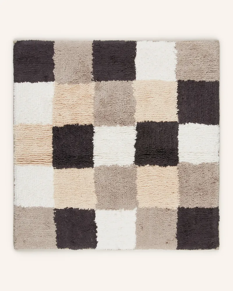 Cawö Badematte beige Schwarz