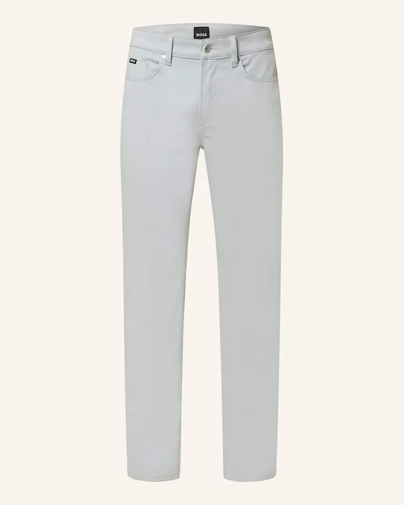 HUGO BOSS Hose DELAWARE Slim Fit Grau