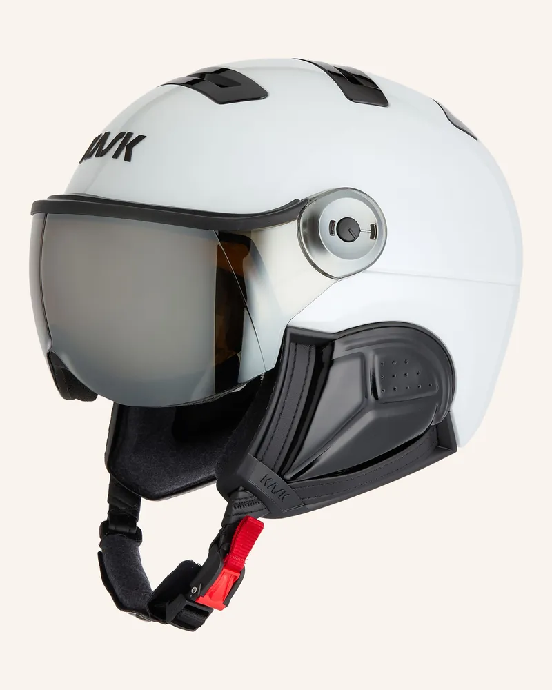 Kask Skihelm TREASURE VISOR Weiss