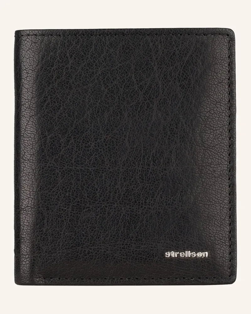 Strellson Geldbörse Jefferson schwarz Schwarz