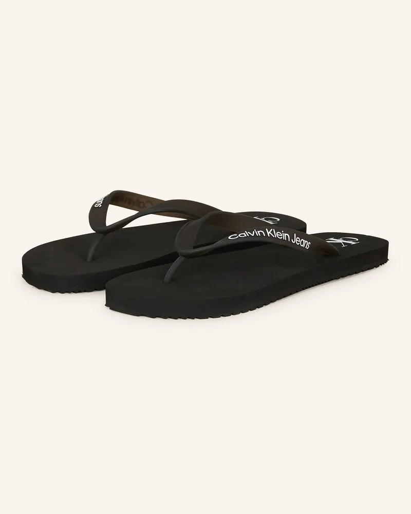 Calvin Klein Zehentrenner Schwarz