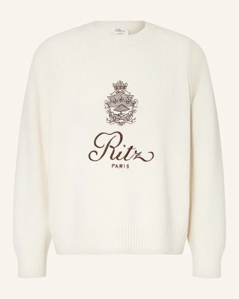 Frame Denim Cashmere-Pullover RITZ Creme