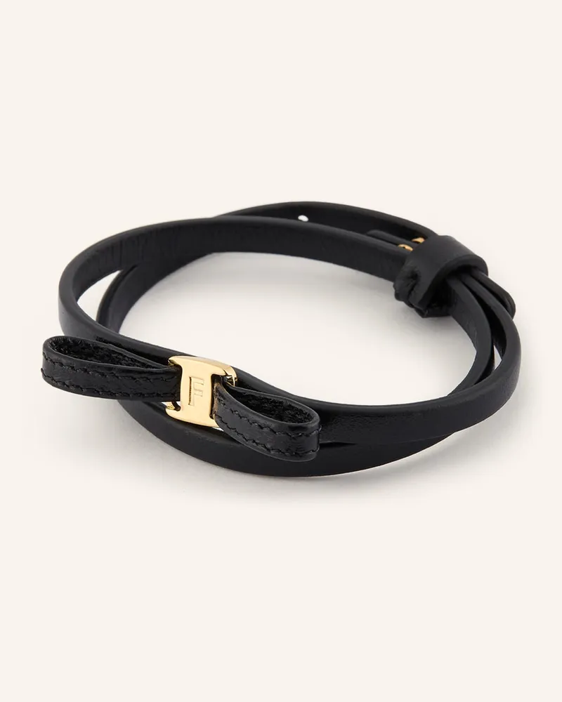 Ferragamo Armband schwarz Schwarz