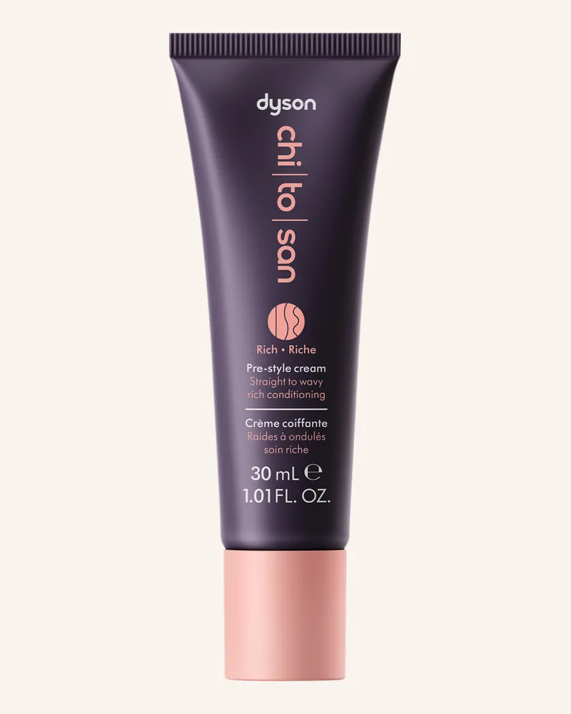 Dyson Chitosan™ Pre-Style Cream für glattes bis welliges Haar, reichhaltige Pflege 30 ml 