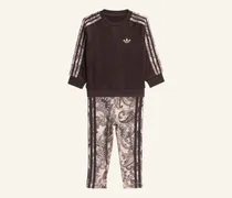 Adidas X Liberty London Oversized Crew Und Leggings Set braun