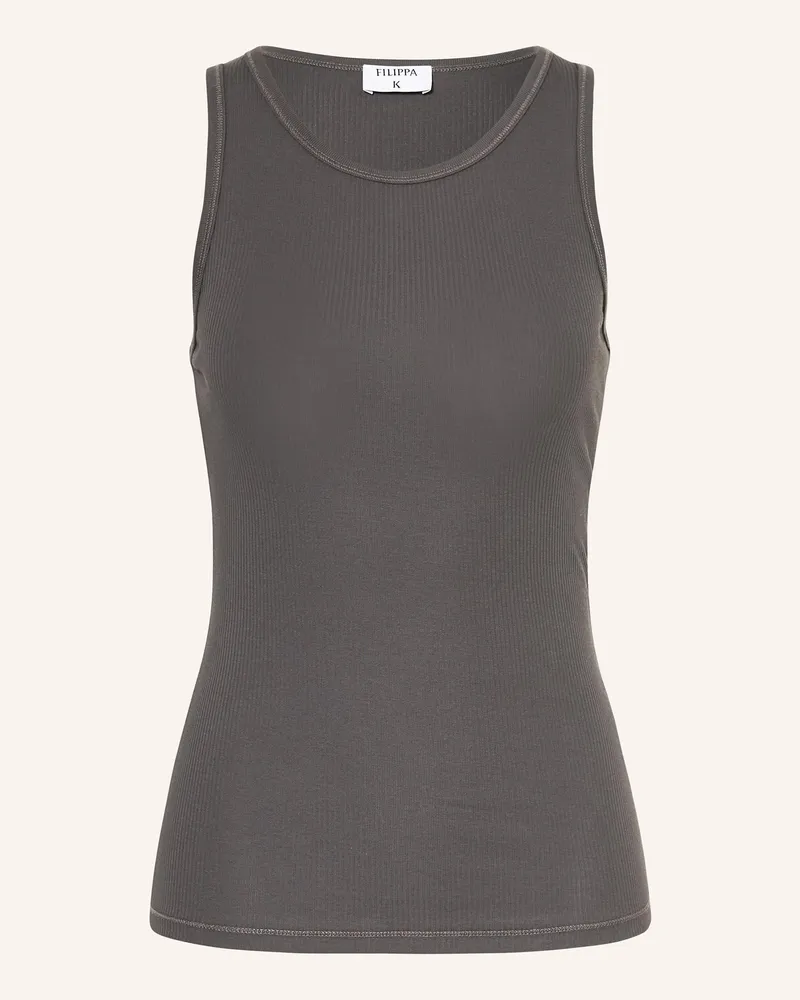 Filippa K Top Dunkelgrau