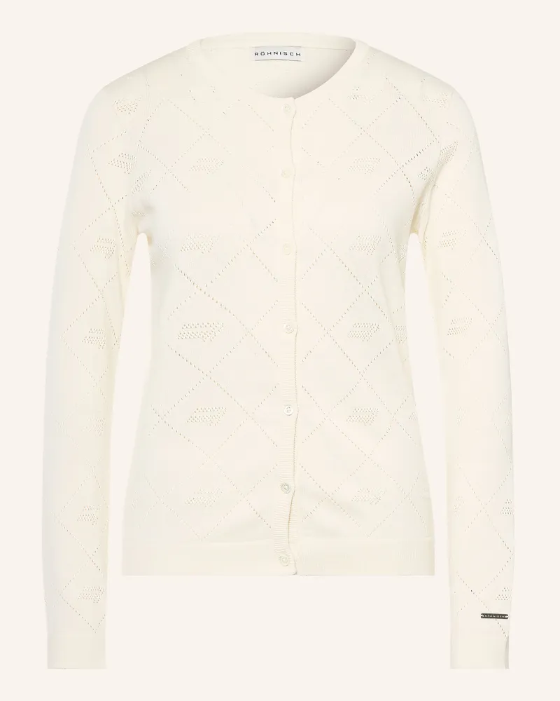 Röhnisch Strickjacke weiss Ecru