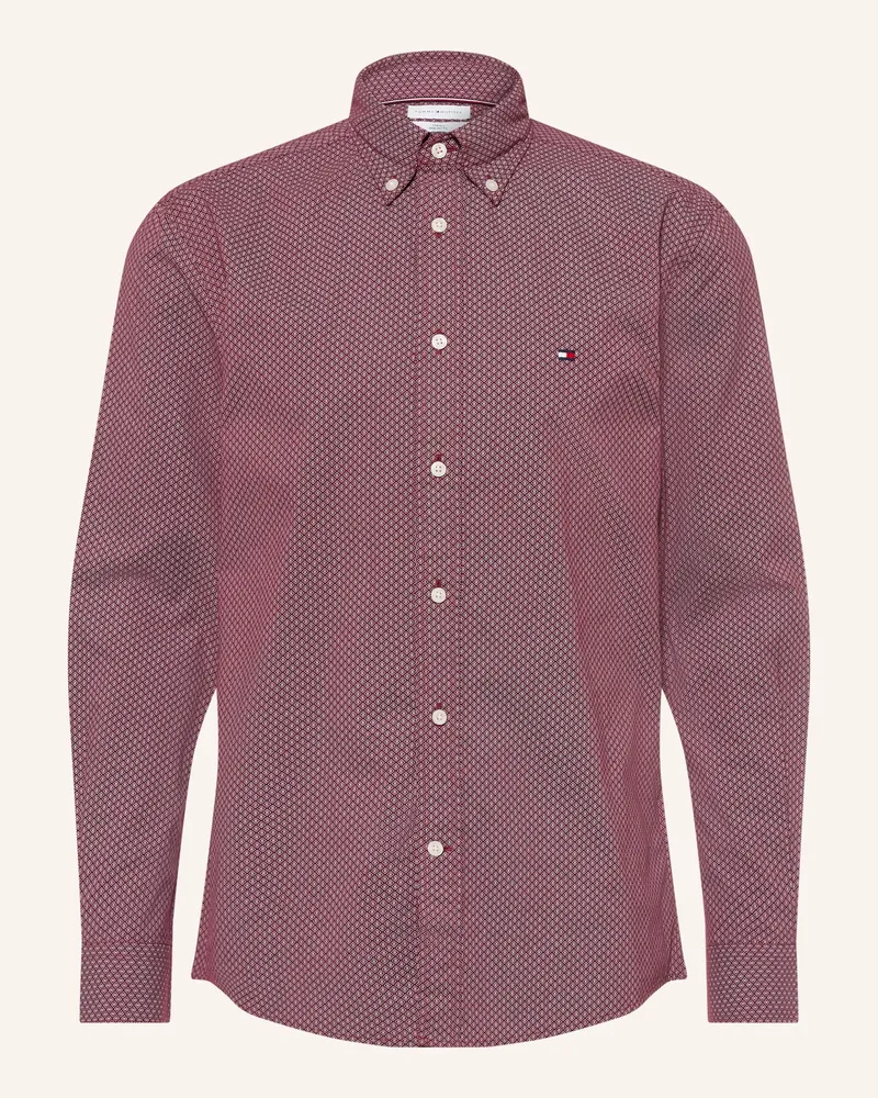Tommy Hilfiger Hemd Comfort Fit rot Dunkelrot