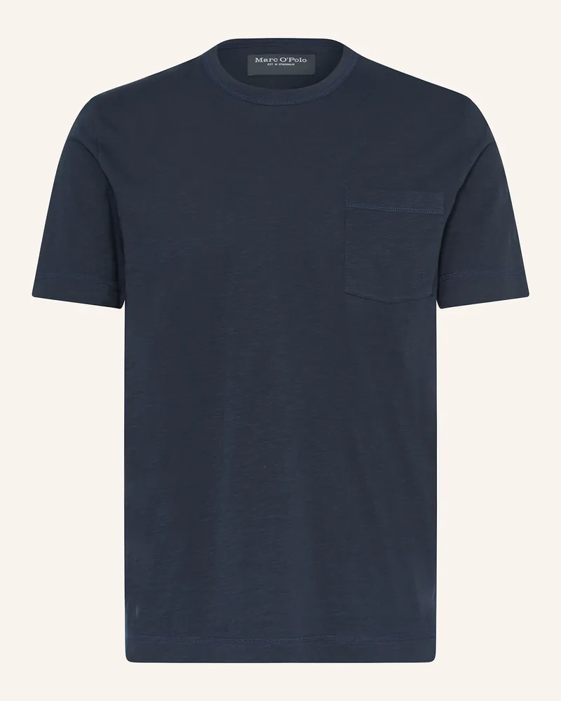 Marc O'Polo T-Shirt blau Dunkelblau