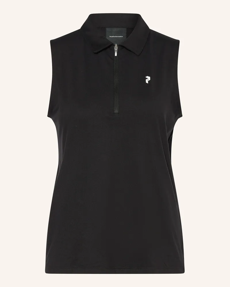 Peak Performance Funktions-Poloshirt COMFORT Schwarz