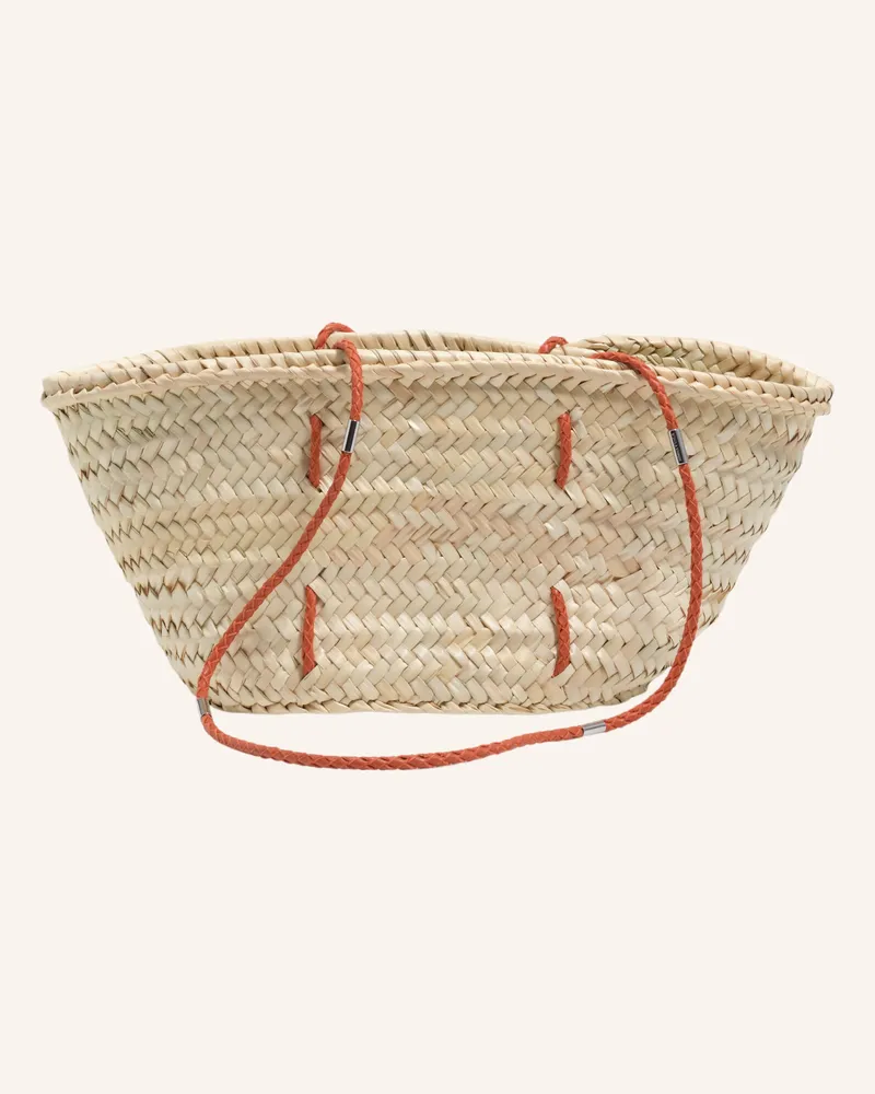 BIMBA Y LOLA Korbtasche beige Khaki