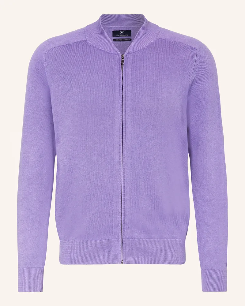 Strokesman's Strickjacke lila Lila