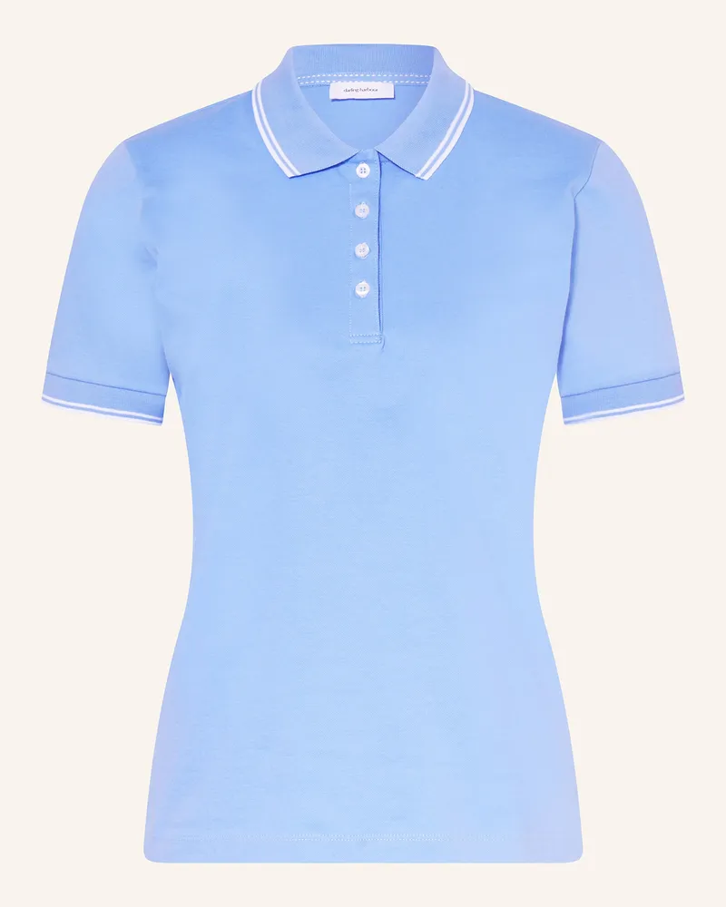 Darling Harbour Piqué-Poloshirt Blau