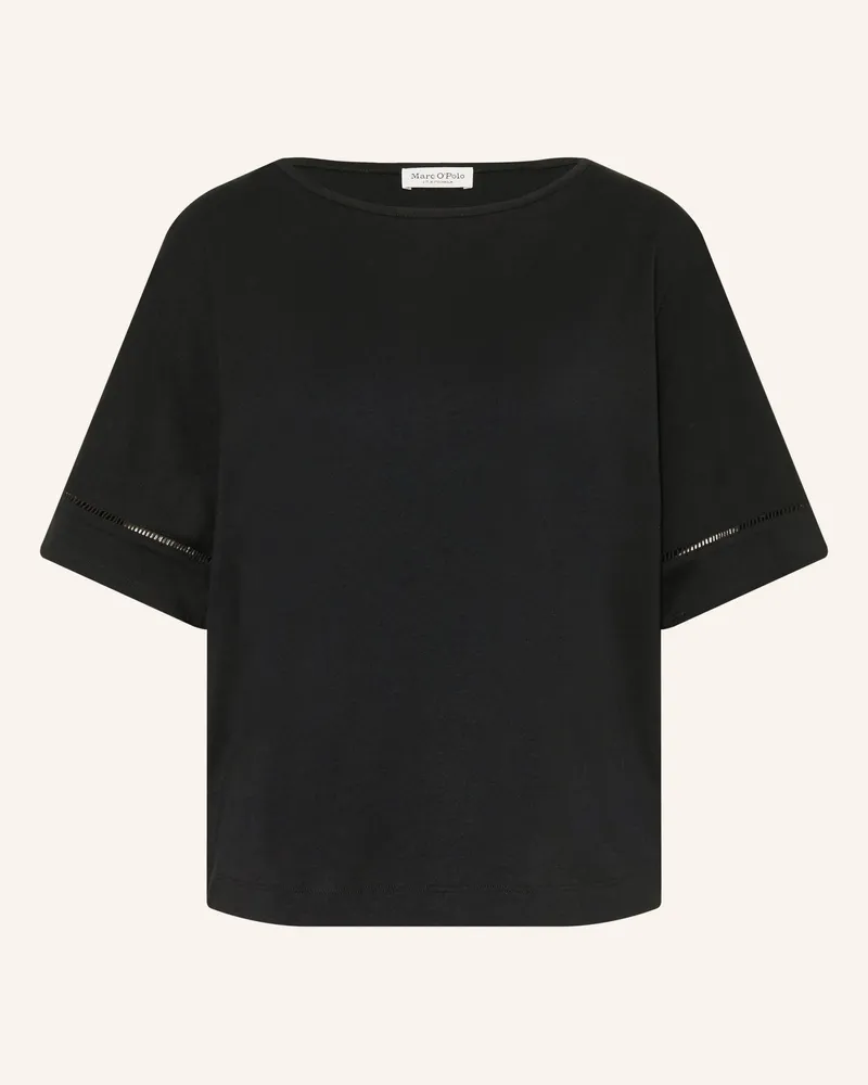 Marc O'Polo T-Shirt schwarz Schwarz