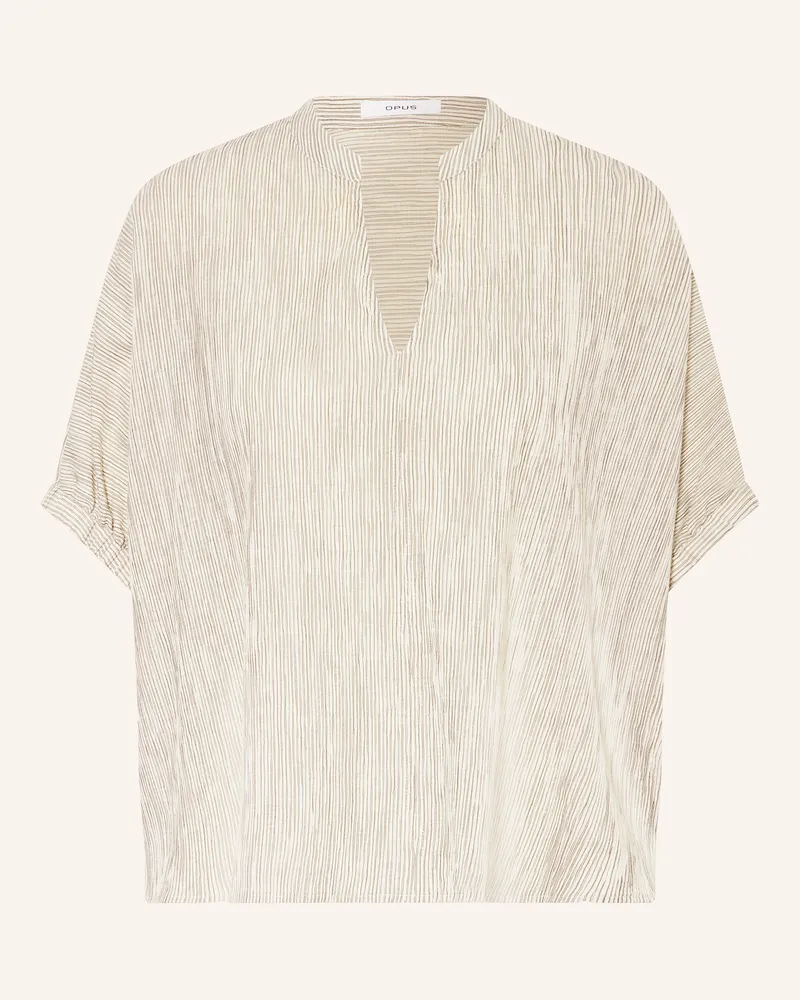 OPUS Blusenshirt FARULA mit 3/4-Arm Creme