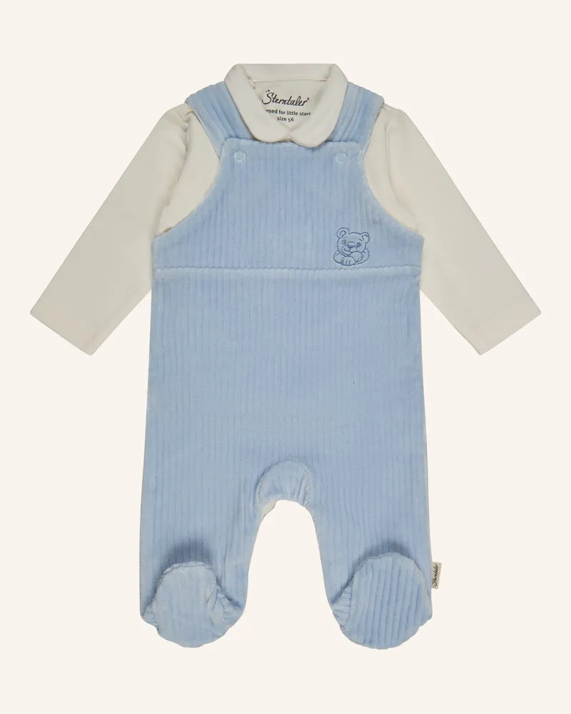 Sterntaler Strampler-Set blau Blau