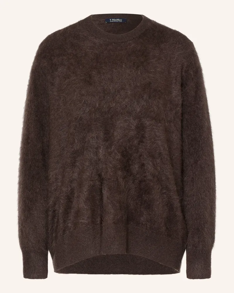 Max Mara Cashmere-Pullover Chicca braun Dunkelbraun