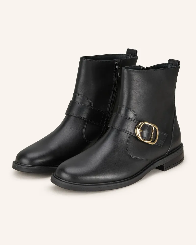 paul green Stiefelletten schwarz Schwarz