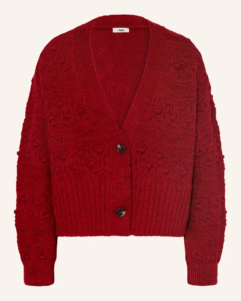 Mavi Jeans Strickjacke Rot