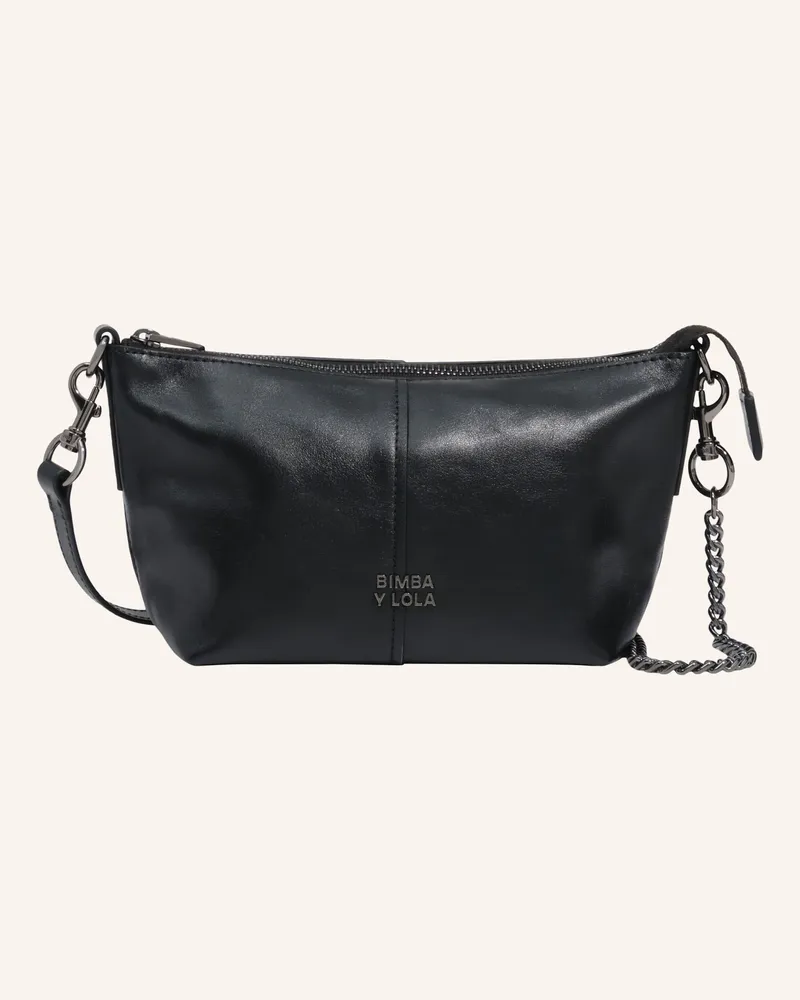 BIMBA Y LOLA Lederbörse schwarz Schwarz