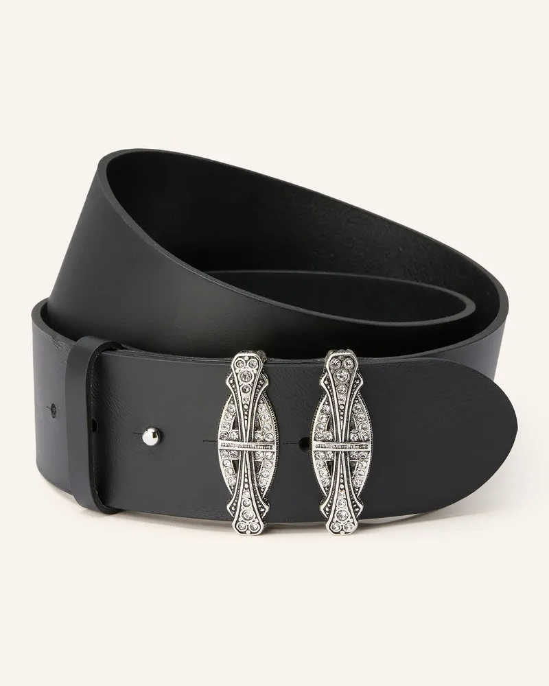 ba&sh Ledergürtel BRYNE Schwarz