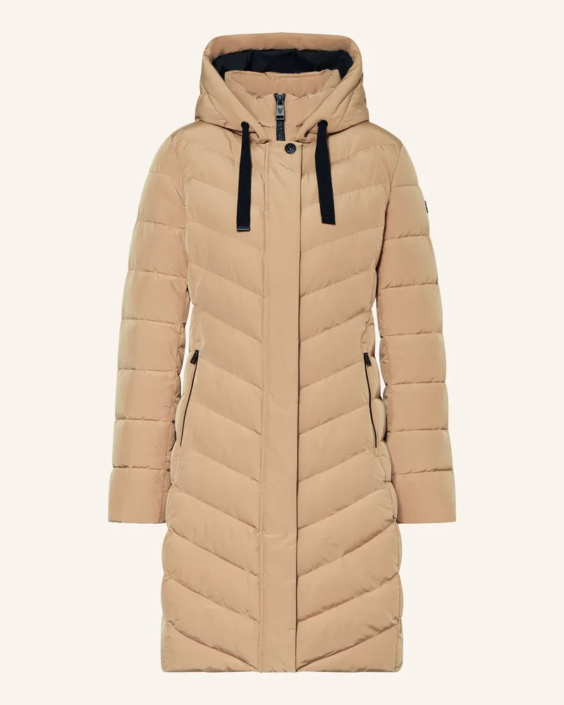 Fuchs Schmitt Steppmantel mit abnehmbarer Kapuze Camel