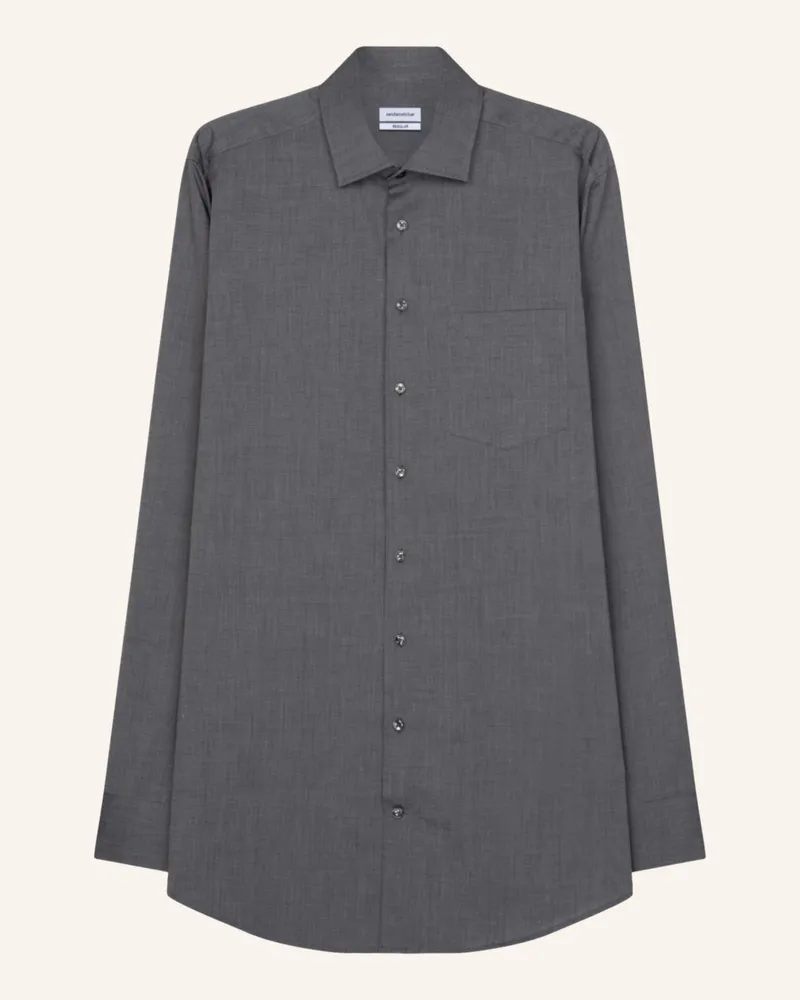 Seidensticker Business Hemd Regular Fit grau Grau