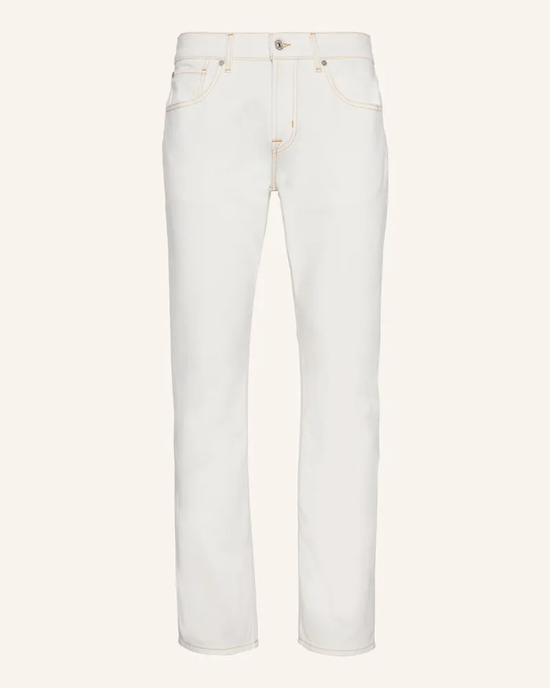7 for all mankind Jeans The Straight Straight Fit weiss Weiss